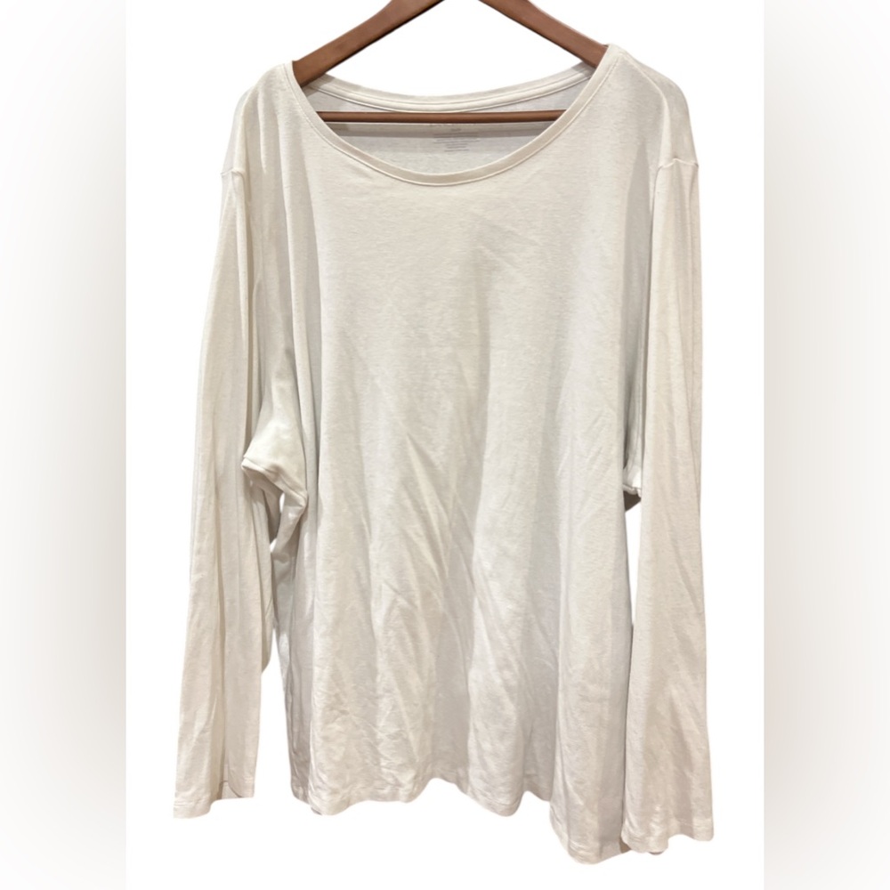 Lane Bryant Women's White Long Sleeve Top Size 26/28